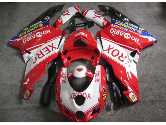 Carenado Moto Ducati 749 05-06 - Rojo Blanco Xerox
