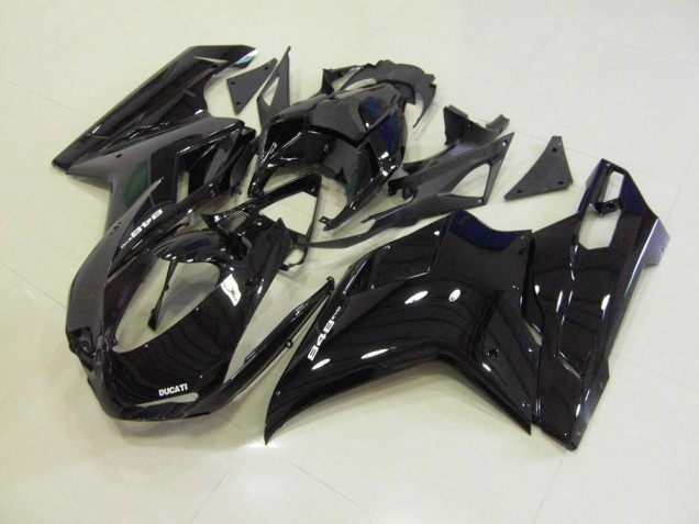 Carenado Moto Ducati 848 1098 1198 07-14 - Brillante Negro Carenado Moto Ducati 848 1098 1198 07-14 - Brillante Negro