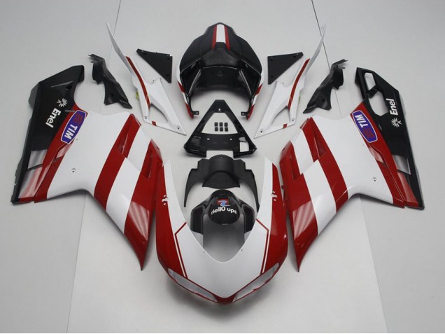 Carenado Moto Ducati 848 1098 1198 07-14 - Generali con No Logo Carenado Moto Ducati 848 1098 1198 07-14 - Generali con No Logo