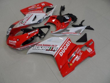 Carenado Moto Ducati 848 1098 1198 07-14 - Naranja Banner 69