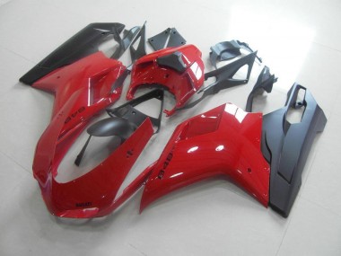 Carenado Moto Ducati 848 1098 1198 07-14 - Rojo Negro