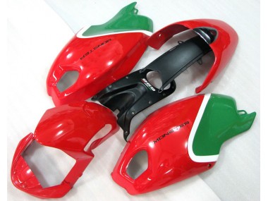 Carenado Moto Ducati Monster 696 08-12 - Rojo Verde Monster