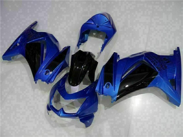 Carenado Moto EX250 08-12 - Azul Negro Carenado Moto EX250 08-12 - Azul Negro