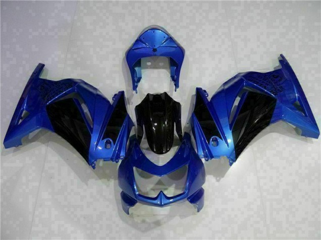 Carenado Moto EX250 08-12 - Azul Negro Carenado Moto EX250 08-12 - Azul Negro