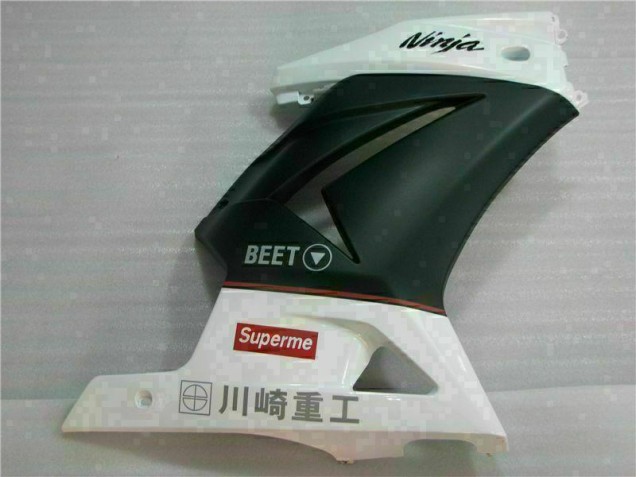 Carenado Moto EX250 08-12 - Blanco Negro Ninja 3M
