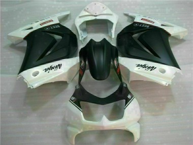 Carenado Moto EX250 08-12 - Blanco Negro Ninja 3M