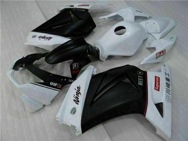 Carenado Moto EX250 08-12 - Blanco Negro Ninja