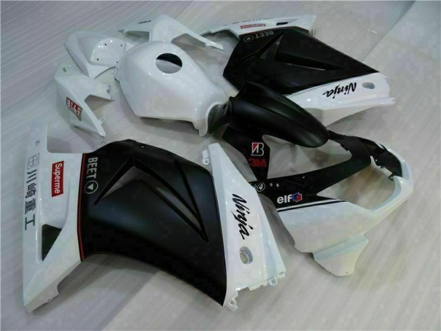 Carenado Moto EX250 08-12 - Blanco Negro Ninja
