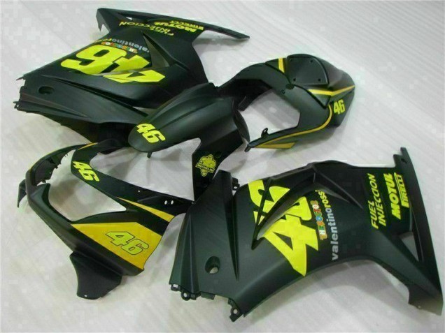 Carenado Moto EX250 08-12 - Negro Amarillo 46