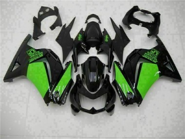 Carenado Moto EX250 08-12 - Negro Verde Ninja