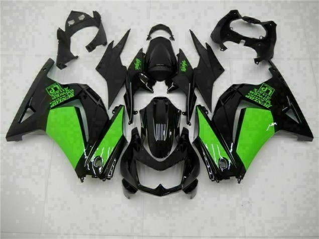 Carenado Moto EX250 08-12 - Negro Verde Ninja