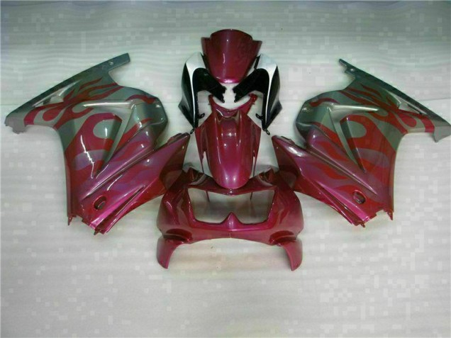 Carenado Moto EX250 08-12 - Púrpura Rojo