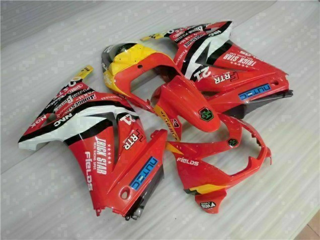 Carenado Moto EX250 08-12 - Rojo Amarillo