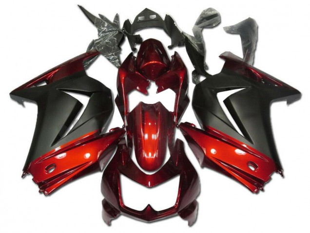 Carenado Moto EX250 08-12 - Rojo Gris