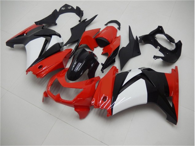 Carenado Moto EX250 08-12 - Rojo Negro Blanco Carenado Moto EX250 08-12 - Rojo Negro Blanco