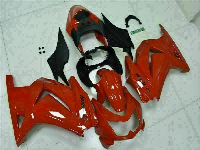 Carenado Moto EX250 08-12 - Rojo Negro Ninja