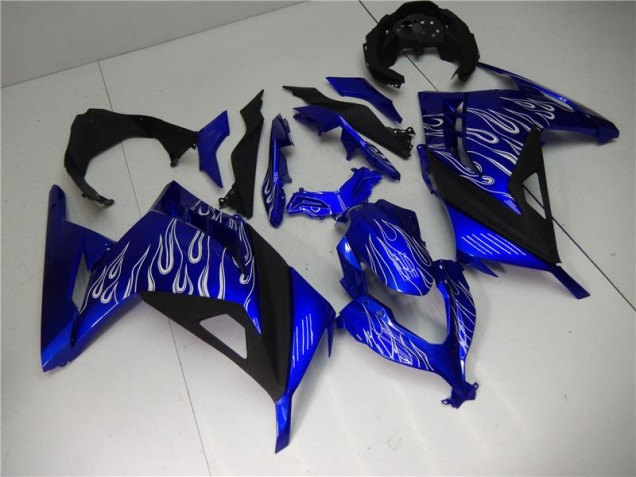 Carenado Moto EX300 13-16 - Azul Blanco Negro