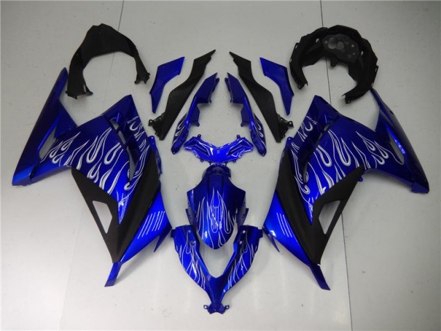 Carenado Moto EX300 13-16 - Azul Blanco Negro