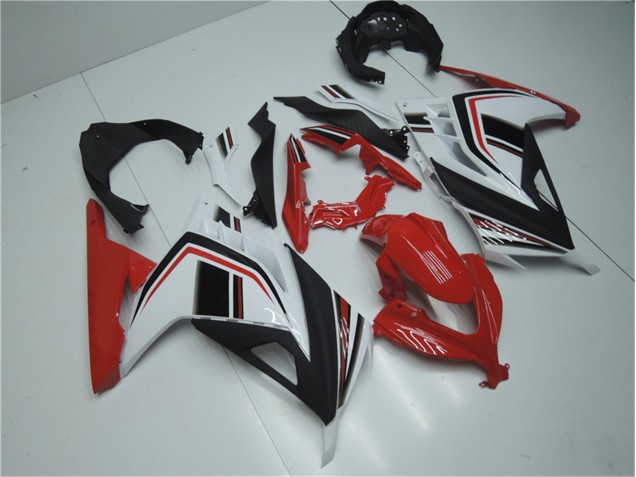 Carenado Moto EX300 13-16 - Rojo Blanco Negro