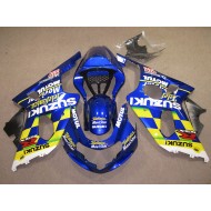 Carenado Moto GSXR 1000 K1 00-02 - Azul Amarillo Telefumica Movistar