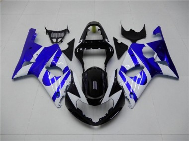 Carenado Moto GSXR 1000 K1 00-02 - Azul Blanco