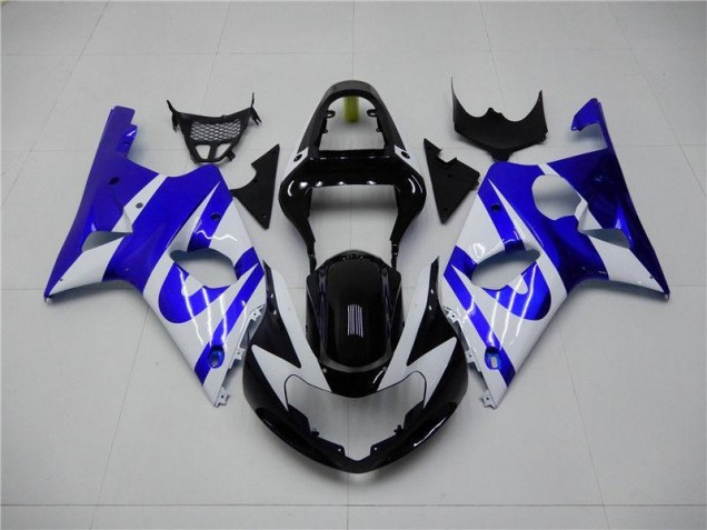 Carenado Moto GSXR 1000 K1 00-02 - Azul Blanco