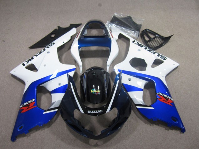 Carenado Moto GSXR 1000 K1 00-02 - Blanco Azul