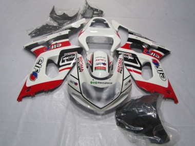 Carenado Moto GSXR 1000 K1 00-02 - Blanco Rojo Rizoma Playboy