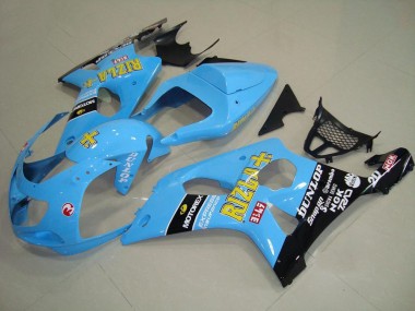 Carenado Moto GSXR 1000 K1 00-02 - Claro Azul Negro