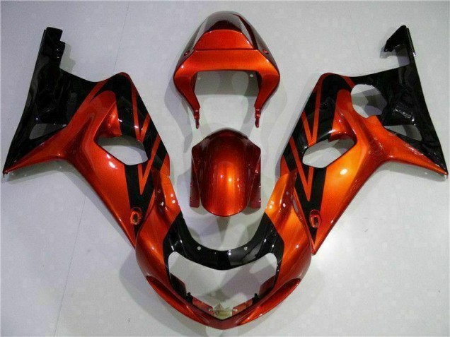 Carenado Moto GSXR 1000 K1 00-02 - Naranja Negro Carenado Moto GSXR 1000 K1 00-02 - Naranja Negro
