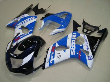 Carenado Moto GSXR 1000 K1 00-02 - Negro Azul Blanco