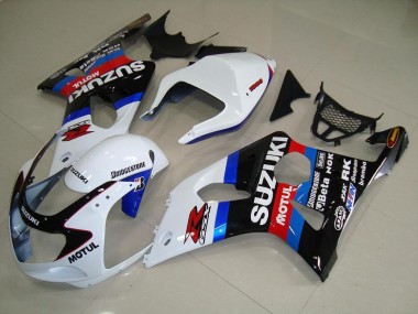 Carenado Moto GSXR 1000 K1 00-02 - Negro Blanco Azul