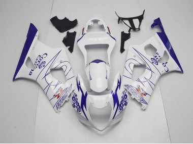 Carenado Moto GSXR 1000 K3 03-04 - Azul Blanco Corona