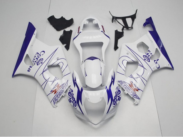 Carenado Moto GSXR 1000 K3 03-04 - Azul Blanco Corona Carenado Moto GSXR 1000 K3 03-04 - Azul Blanco Corona