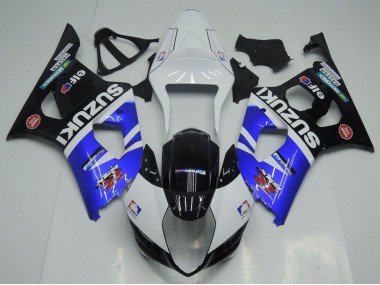 Carenado Moto GSXR 1000 K3 03-04 - Azul Blanco & Negro