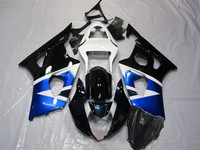 Carenado Moto GSXR 1000 K3 03-04 - Azul Negro Blanco