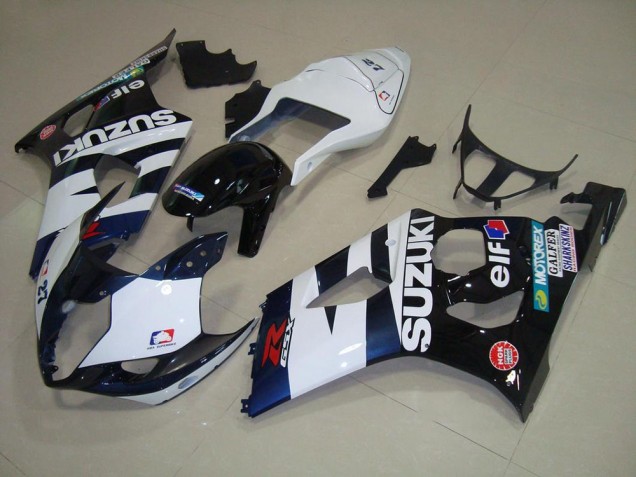 Carenado Moto GSXR 1000 K3 03-04 - Blanco Negro Elf Carenado Moto GSXR 1000 K3 03-04 - Blanco Negro Elf