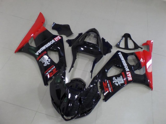Carenado Moto GSXR 1000 K3 03-04 - Negro y rojo Carenado Moto GSXR 1000 K3 03-04 - Negro y rojo