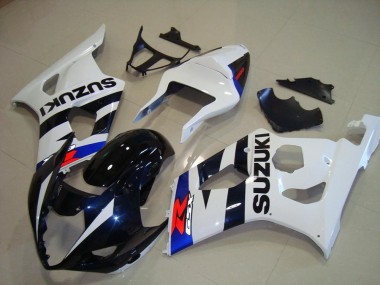 Carenado Moto GSXR 1000 K3 03-04 - Oscuro Azul Blanco