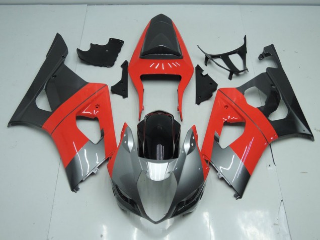 Carenado Moto GSXR 1000 K3 03-04 - Rojo & Gris Carenado Moto GSXR 1000 K3 03-04 - Rojo & Gris