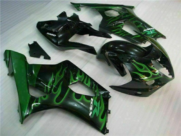 Carenado Moto GSXR 1000 K3 03-04 - Verde Negro