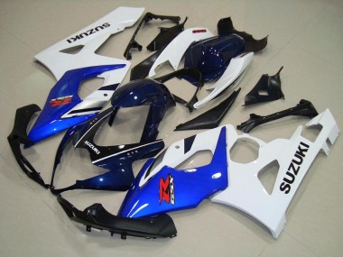 Carenado Moto GSXR 1000 K5 05-06 - Azul Blanco Negro