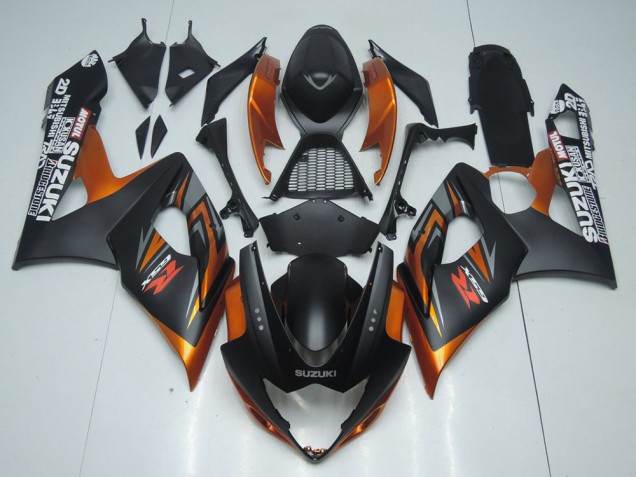 Carenado Moto GSXR 1000 K5 05-06 - Marrón & Negro Mate