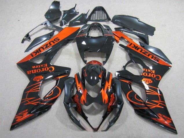 Carenado Moto GSXR 1000 K5 05-06 - Negro Naranja Corona Extra Carenado Moto GSXR 1000 K5 05-06 - Negro Naranja Corona Extra