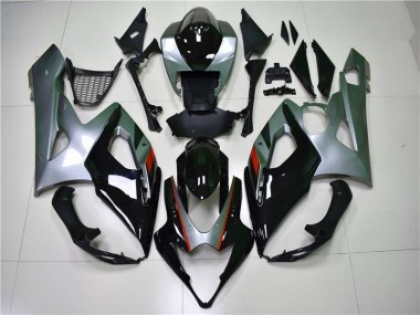 Carenado Moto GSXR 1000 K5 05-06 - Negro Plata
