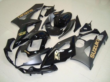Carenado Moto GSXR 1000 K5 05-06 - Negro con Oro Calcomanías