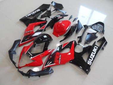 Carenado Moto GSXR 1000 K5 05-06 - Rojo Negro Estilo OEM