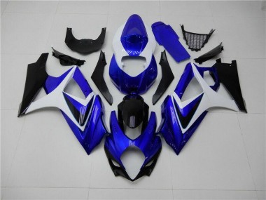 Carenado Moto GSXR 1000 K7 07-08 - Azul Blanco Negro