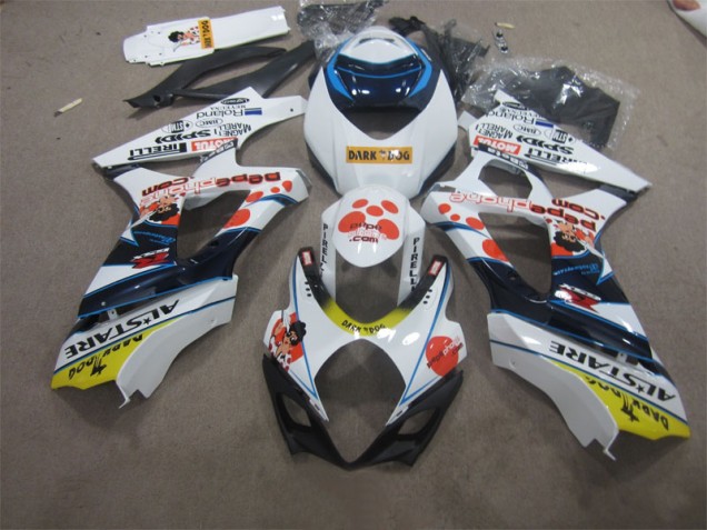 Carenado Moto GSXR 1000 K7 07-08 - Blanco Azul Oscuro Dog Carenado Moto GSXR 1000 K7 07-08 - Blanco Azul Oscuro Dog