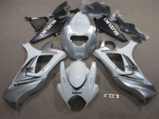 Carenado Moto GSXR 1000 K7 07-08 - Blanco Plata Carenado Moto GSXR 1000 K7 07-08 - Blanco Plata